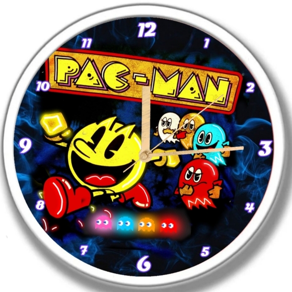Pac-man retro clock personalized - Picture 3 of 5